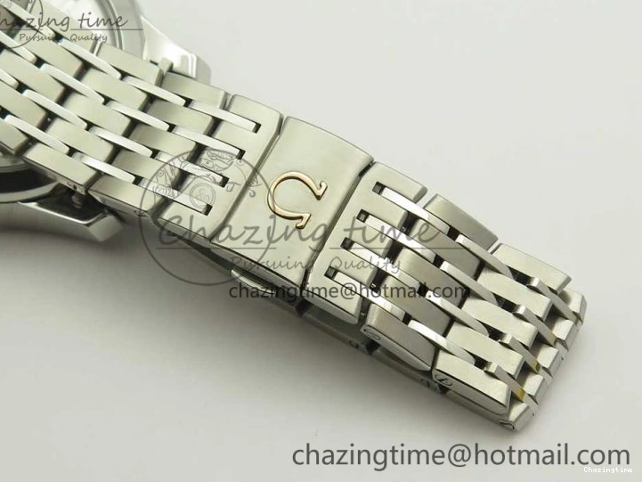 0510 De Ville Hour Vision 41mm SS VSF 1:1 Best Edition White Dial on SS Bracelet A8500 Super Clone Casual 7946